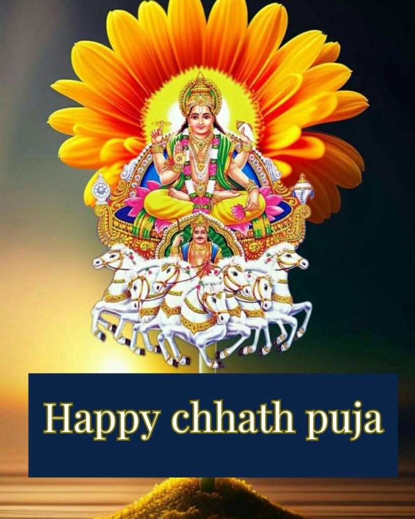 chhath puja wishing photo 