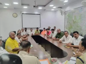 जमशेदपुर दुर्गा पूजा केंद्रीय समिति की बैठक वरीय पुलिस अधीक्षक के साथ संपन्न हुई