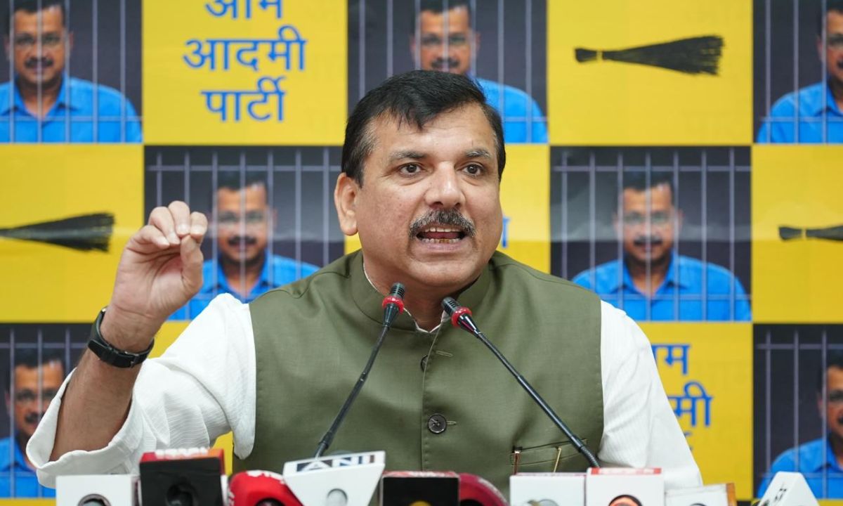 आम आदमी पार्टी के राज्यसभा सदस्य संजय सिंह