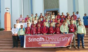 श्रीनाथ विश्वविद्यालय के डिपार्मेंट आफ मैकेनिकल एंड सिविल इंजीनियरिंग के द्वारा सी एस आई आर, एन एम एल बर्मामाइन्स जमशेदपुर का दौरा किया गया