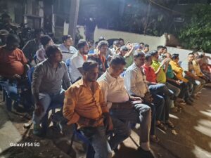 भारतीय जनता युवा मोर्चा द्वारा आगामी चुनाव के तहत लेबर ऑफिस रोड न्यू सीतारामडेरा क्षेत्र में नमो चौपाल कार्यक्रम का आयोजन किया गया।