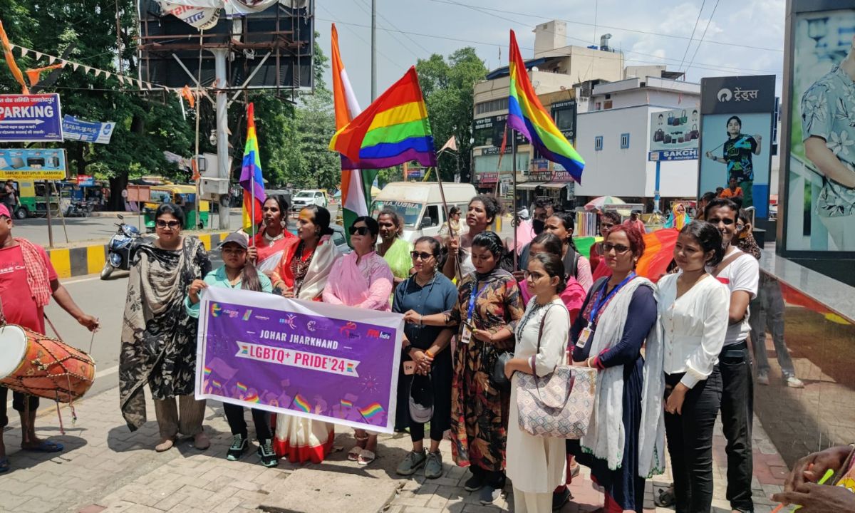 _उत्थान सीबीओ झारखंड के द्वारा एलजीबीटी प्राइड की शुरुआत की गई
