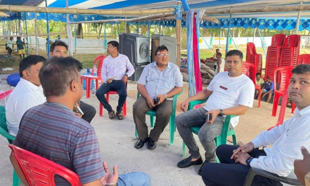 कुमडीह, राजनगर प्रखंड मे माननीय मुख्यमंत्री के प्रस्तावित आगमन की तैयारि