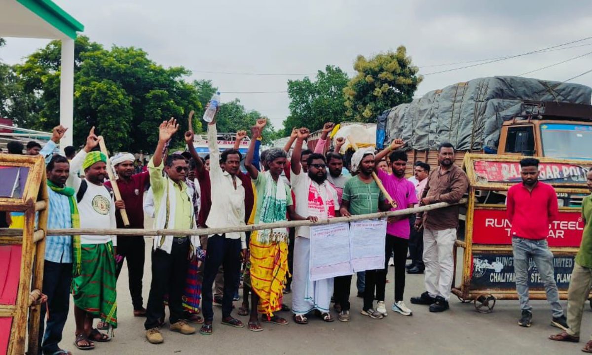 कोल्हान बंद के समर्थन में उतरे JBKSS/JLKM केंद्रीय संगठन मंत्री उदय बंकिरा