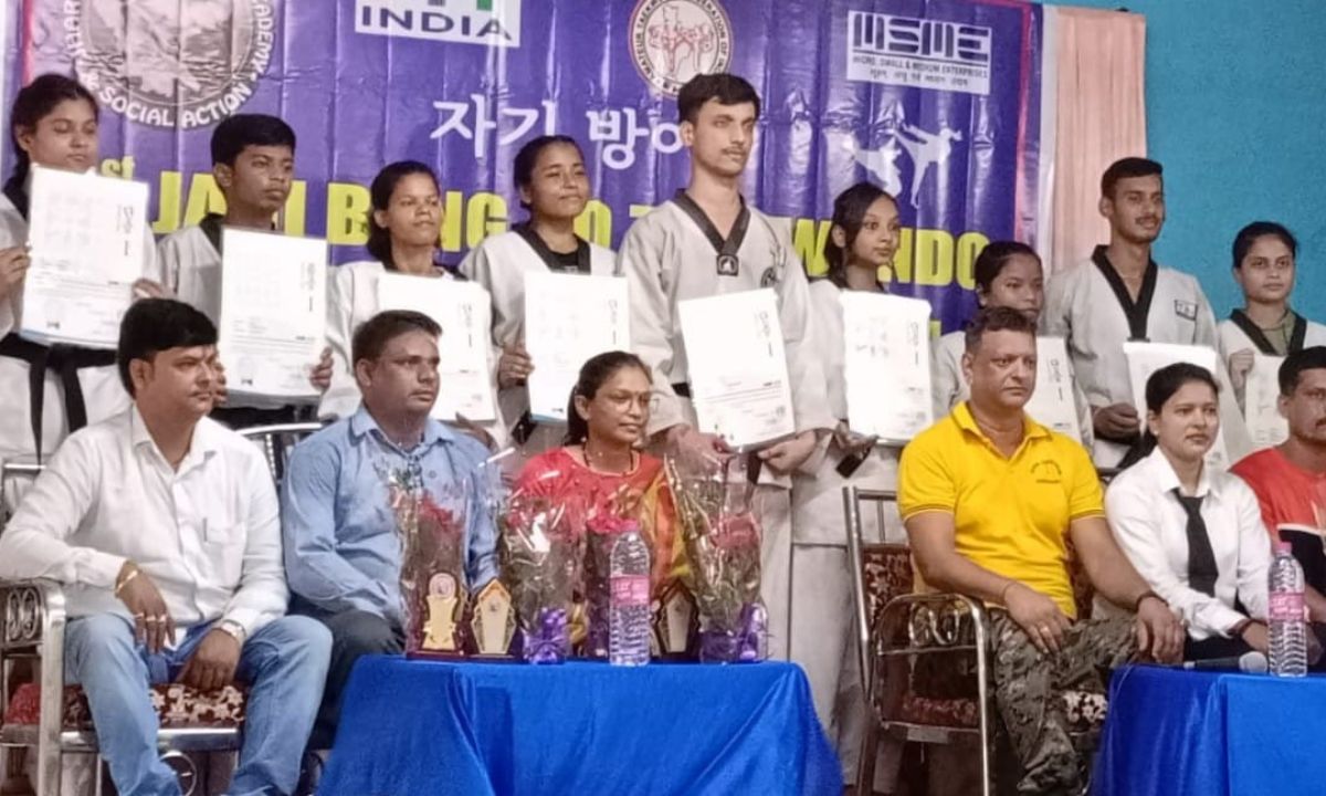 झारखंड ताइक्वांडो अकैडमी ब्लैक बेल्ट