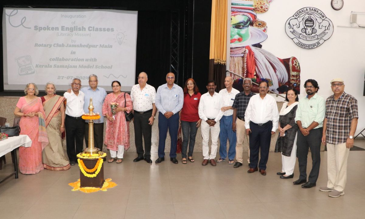 Rotary Club Jamshedpur collaborated with Kerala Samajam Model School