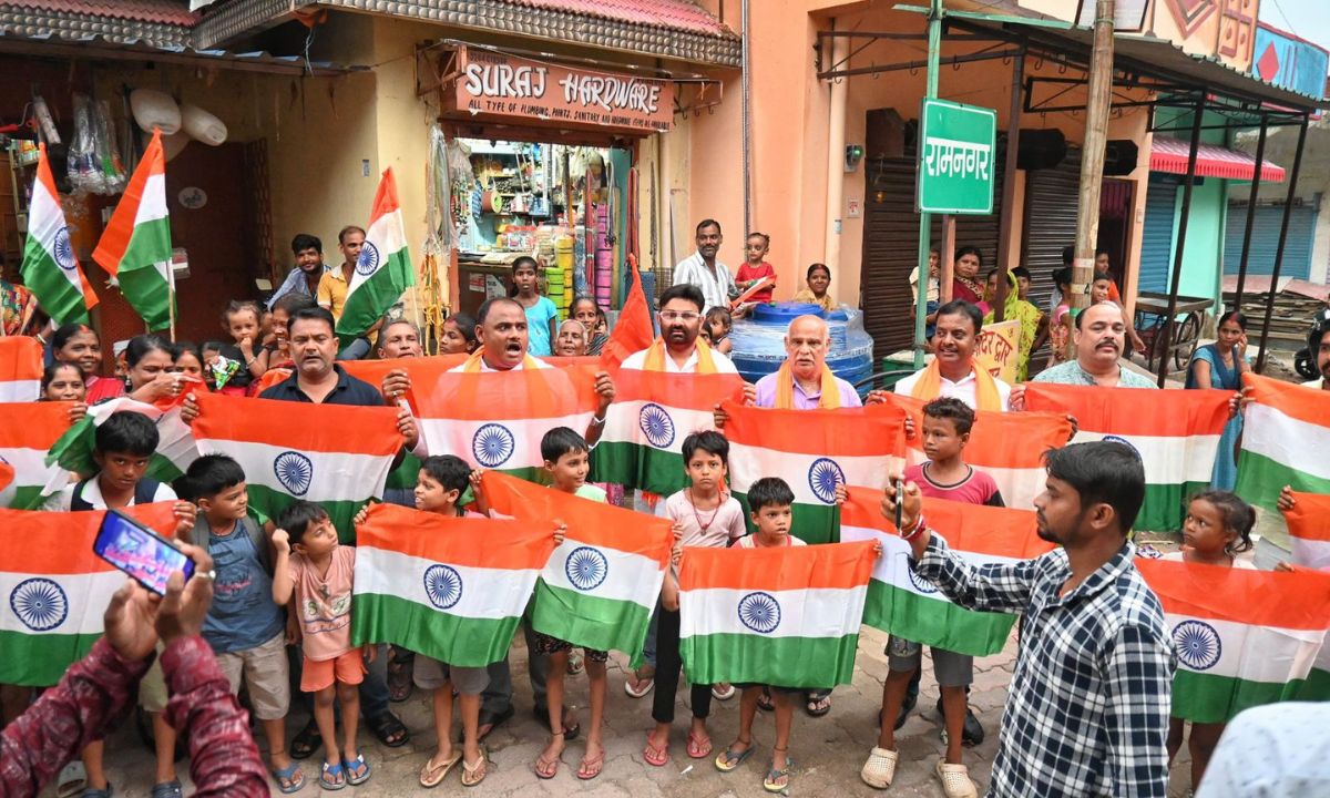 भाजपा मानगो मंडल महिला मोर्चा ने चलाया हर घर तिरंगा