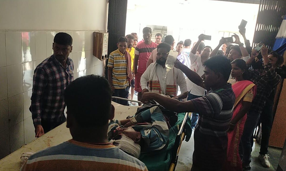 युवा गंभीर रूप से हुआ घायल, उदय बांकिरा ने जाना हाल