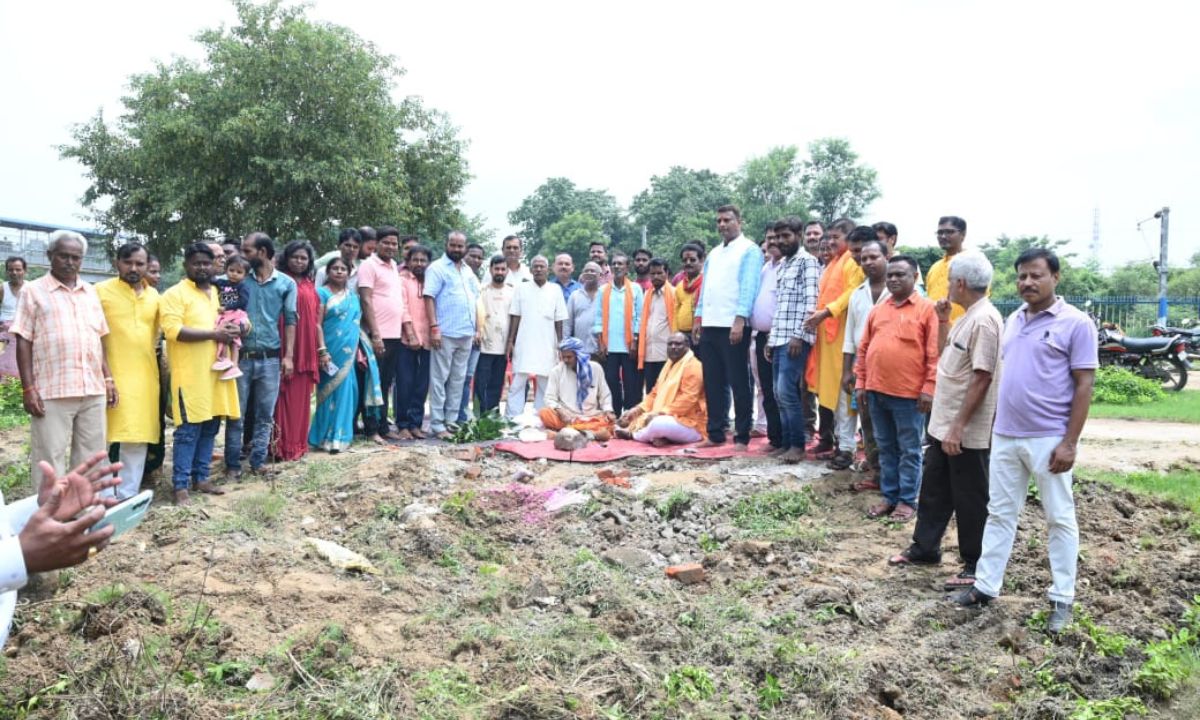 गोविंदपुर में नाई समाज के सामुदायिक भवन