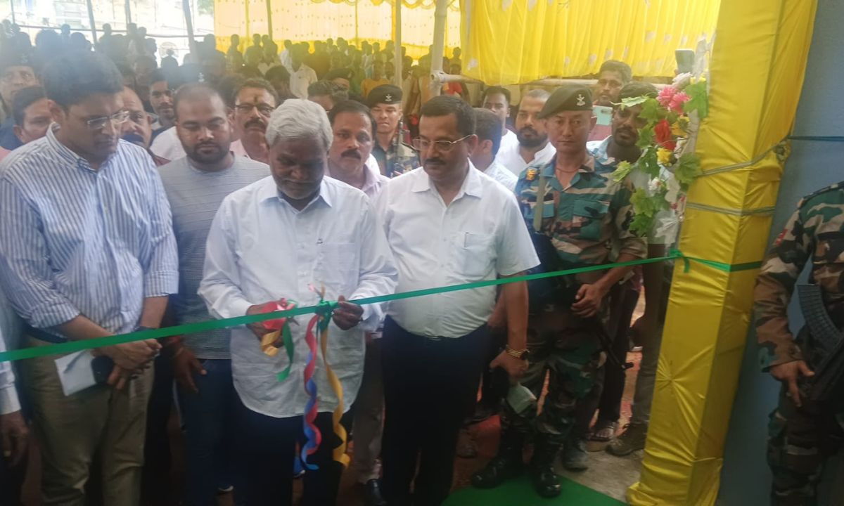 स्वर्णरेखा बहुउद्दशीय परियोजना का मंत्री चम्पाई सोरेन ने किया लोकार्पण