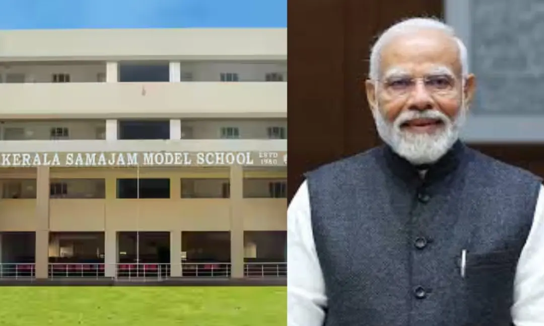 Students of Kerala Samajam Model School to meet PM Modi