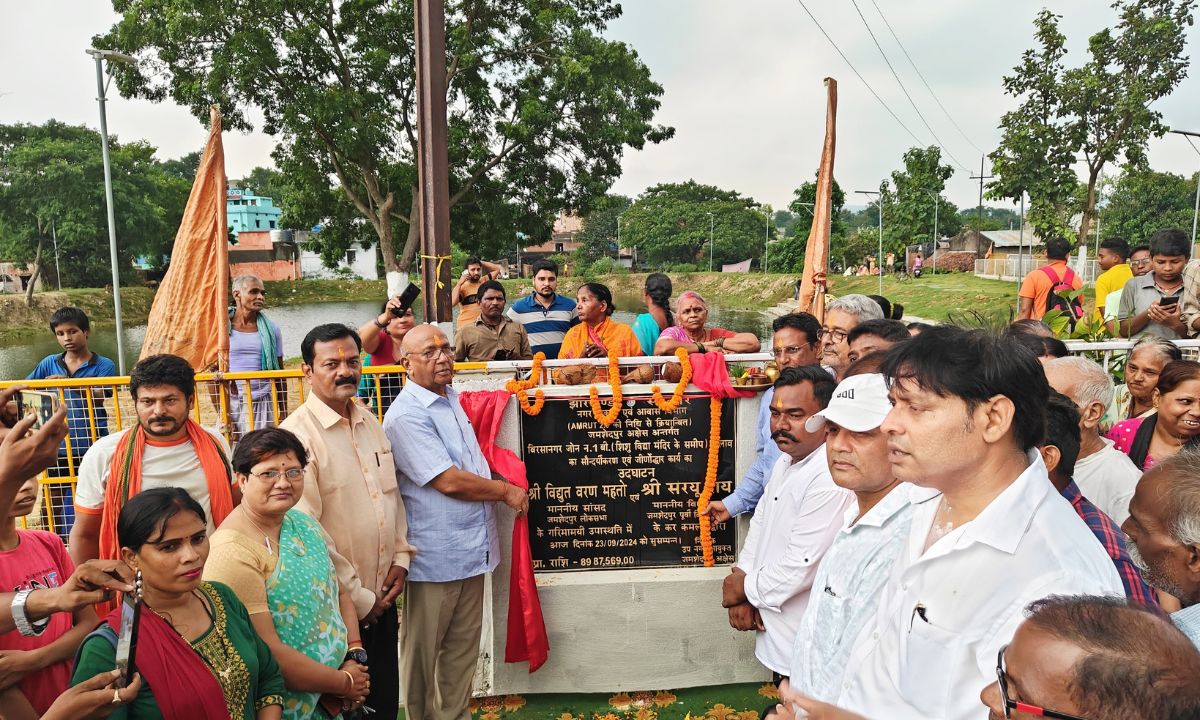 सरयू राय ने किया 11 करोड़ रु. की लागत से 9 योजनाओं का शिलान्यास