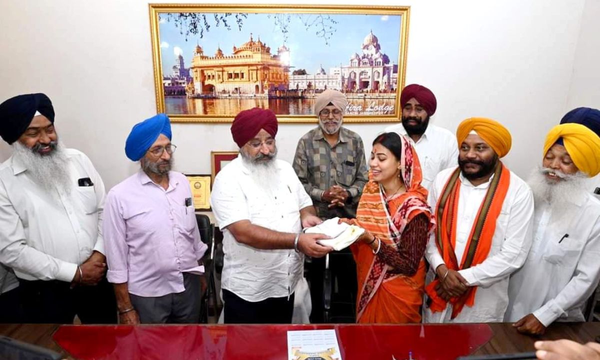 पूर्णिमा साहू को सिख समाज का मिला आशीर्वाद