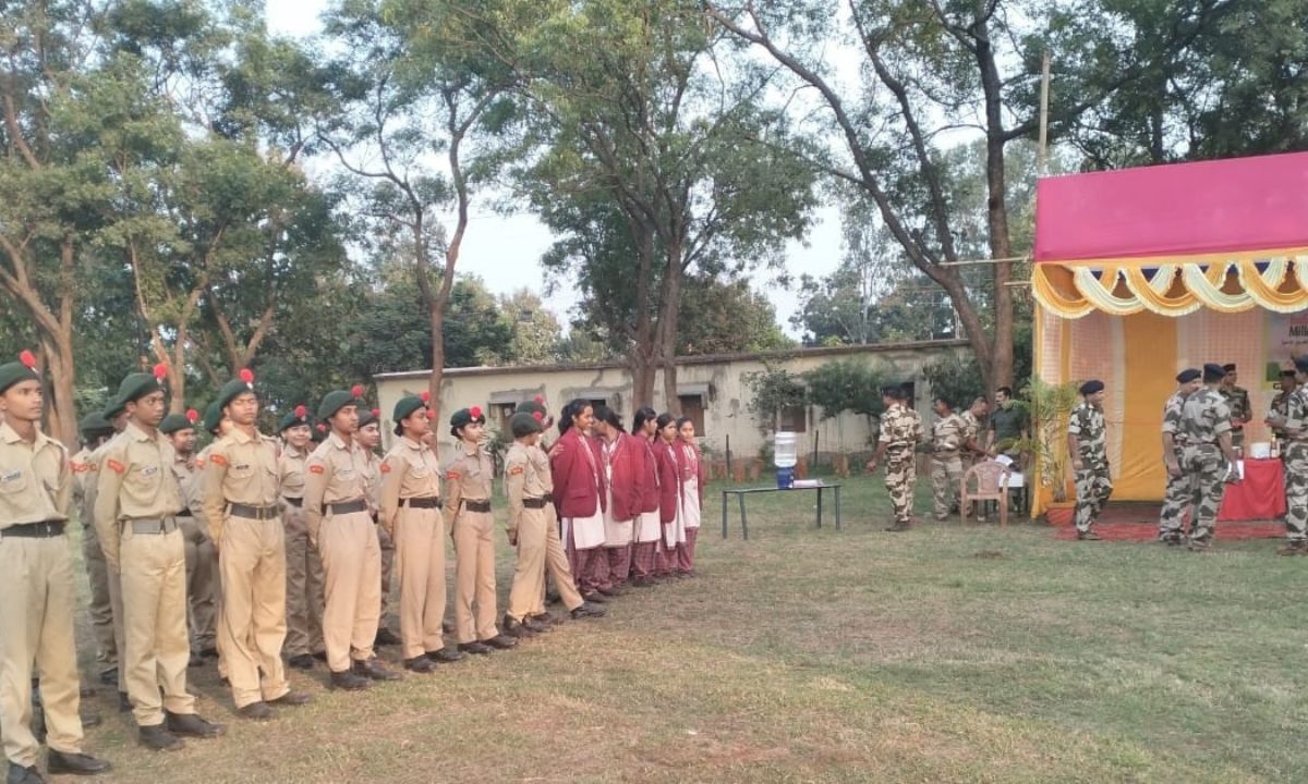 केंद्रीय औधोगिक सुरक्षा बल बोलानी युनिट के कैंप में मिलेट्स मेला