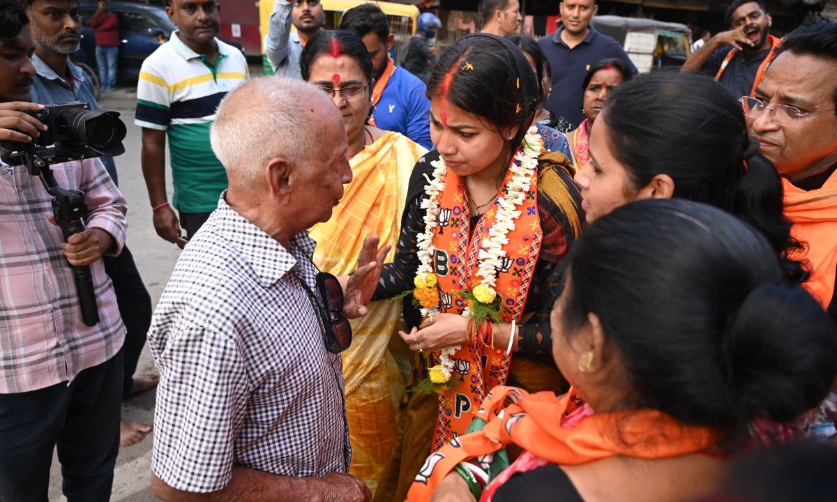 पूर्णिमा साहू ने विधानसभा क्षेत्र के विभिन्न मंडलों में चलाया तूफानी जनसंपर्क अभियान