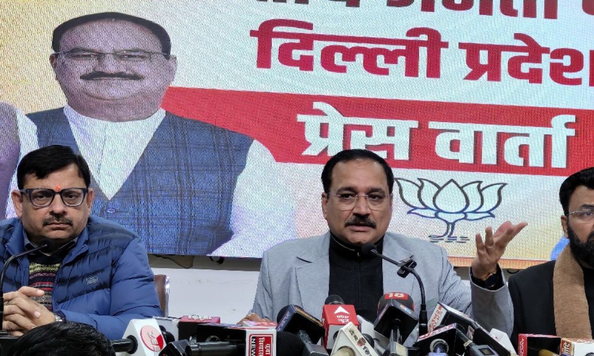 नेता प्रतिपक्ष विजेंद्र गुप्ता ने अरविंद केजरीवाल को दी खुली चुनौती