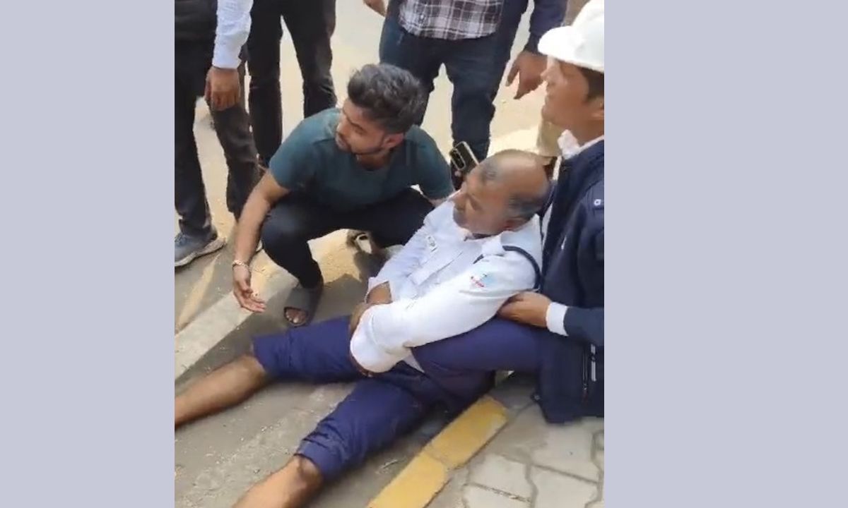 सोनारी साई मंदिर के पास स्कूटी सवार ने हवलदार को मार दी टक्कर