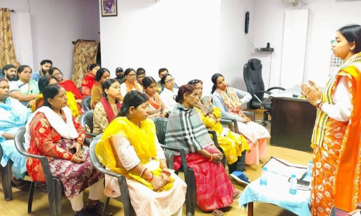 भाजपा के सदस्यता अभियान को गति देने के उद्देश्य से पूर्णिमा साहू ने की बैठक