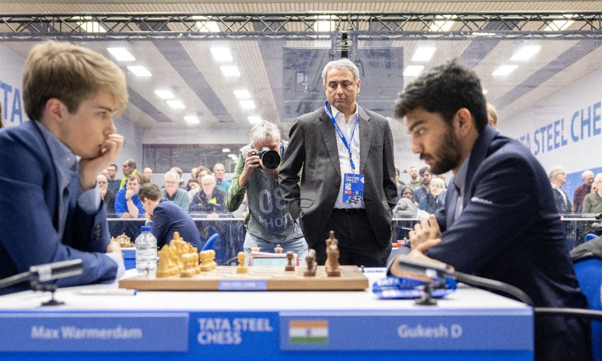 T.V. Narendran, CEO & MD, Tata Steel, visits Tata Steel Chess Tournament