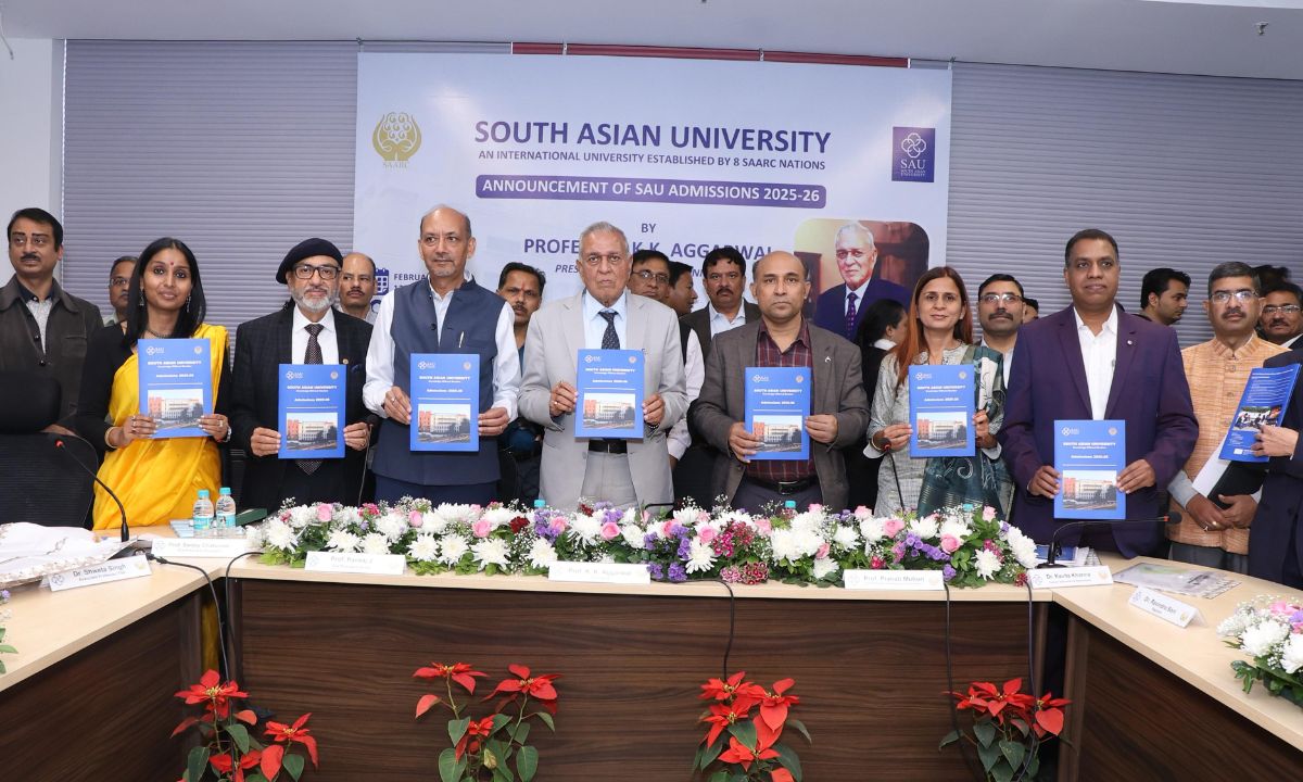 साउथ एशियन यूनिवर्सिटी में एकेडमिक सत्र 2025-26