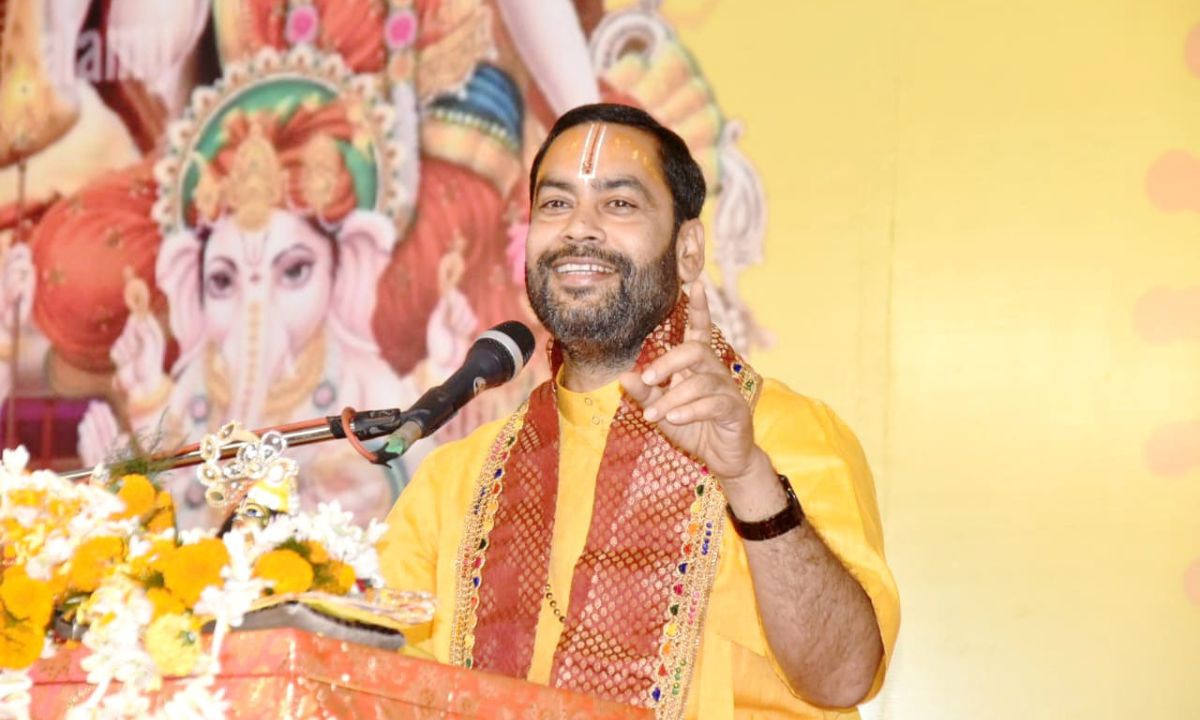 सूर्यमंदिर परिसर में संगीतमय श्रीराम कथा के चतुर्थ दिन