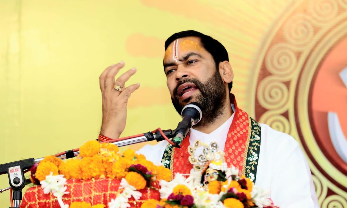 सूर्यमंदिर परिसर में संगीतमय श्रीराम कथा के तीसरे दिन श्री राम जन्मोत्सव