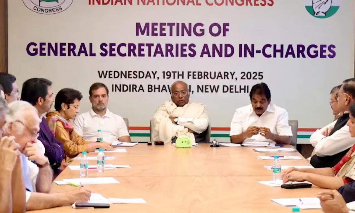 2025 में संगठनात्मक सुधारों पर कांग्रेस का फोकस