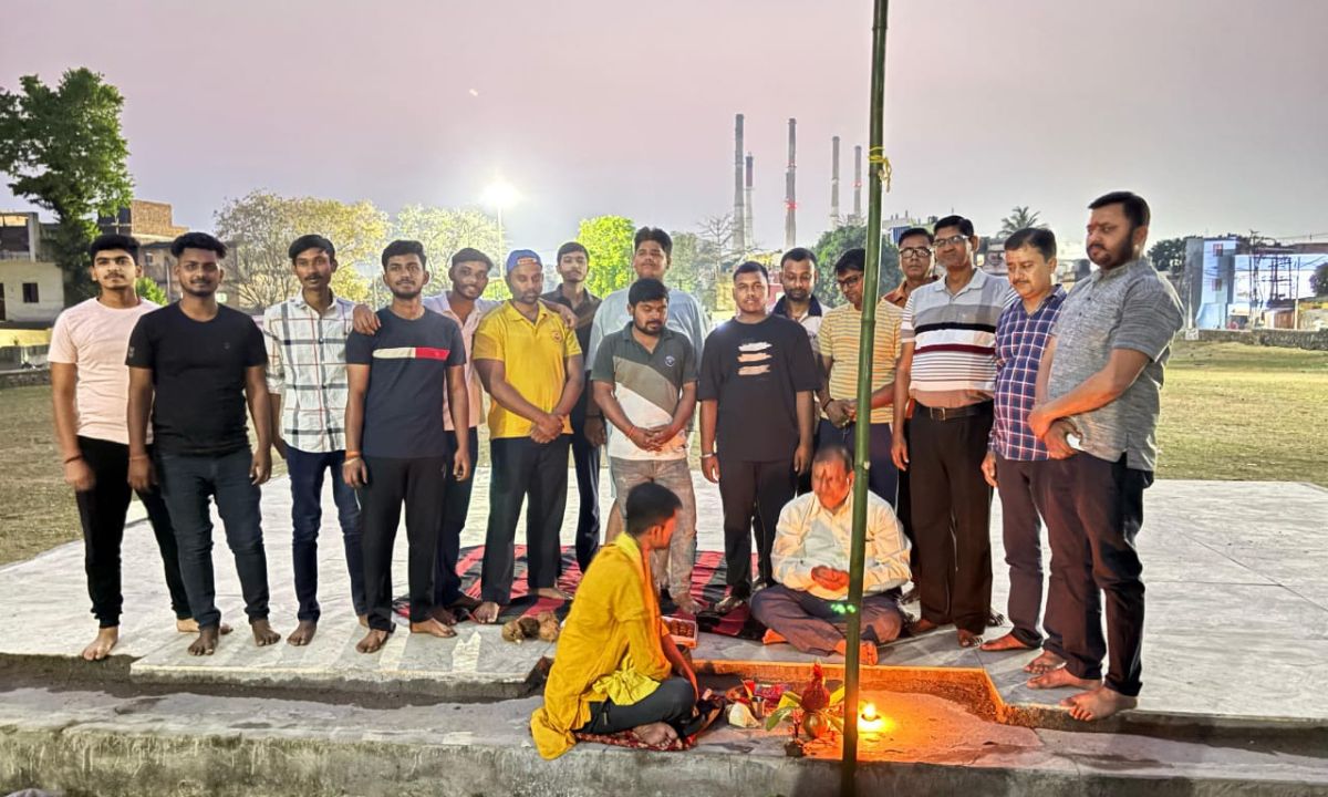 Preparations for Basanti Durga Puja begin in Chhota Govindpur