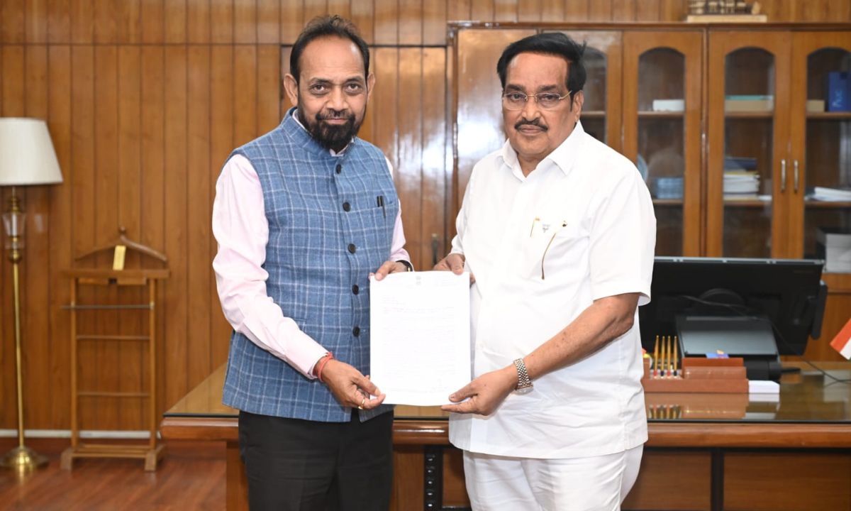 MP Bidyut Baran Mahato met Union Water Power Minister CR Patil