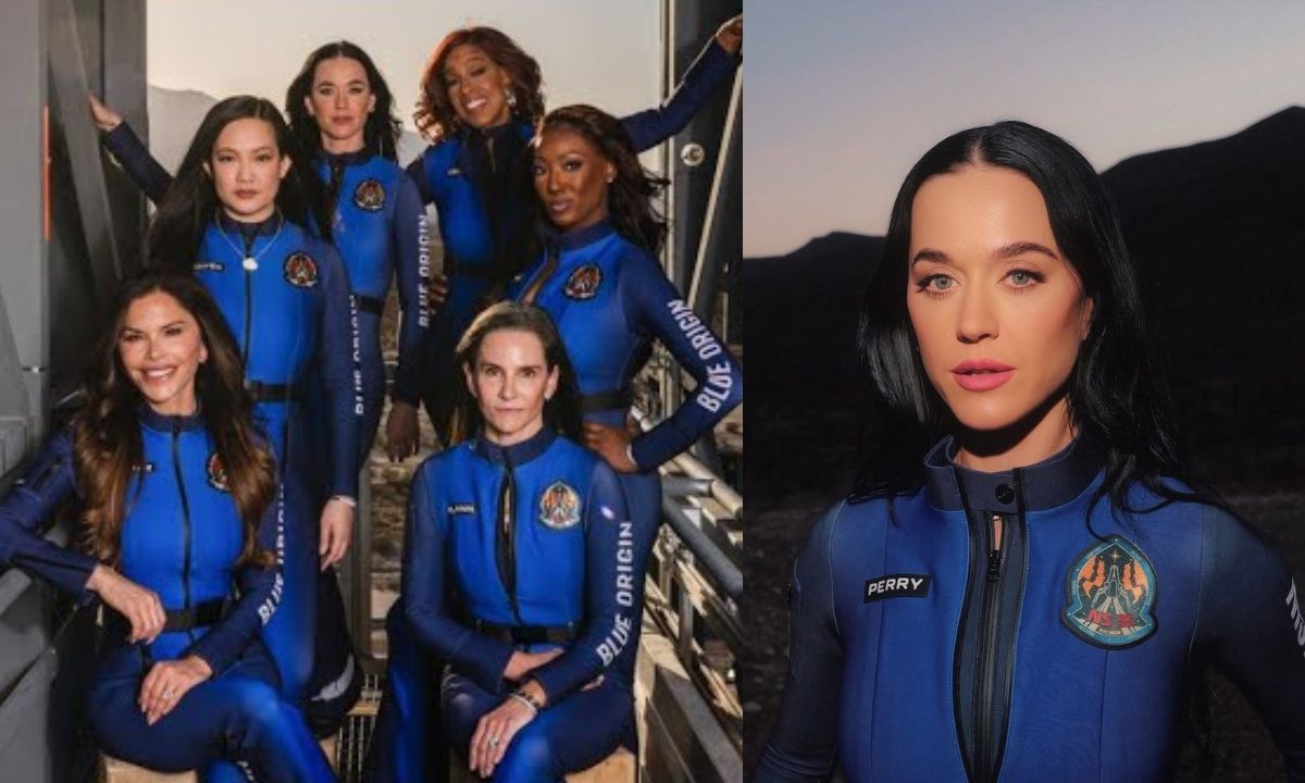 कैटी पेरी अंतरिक्ष में गाने वाली पहली सिंगर बनीं