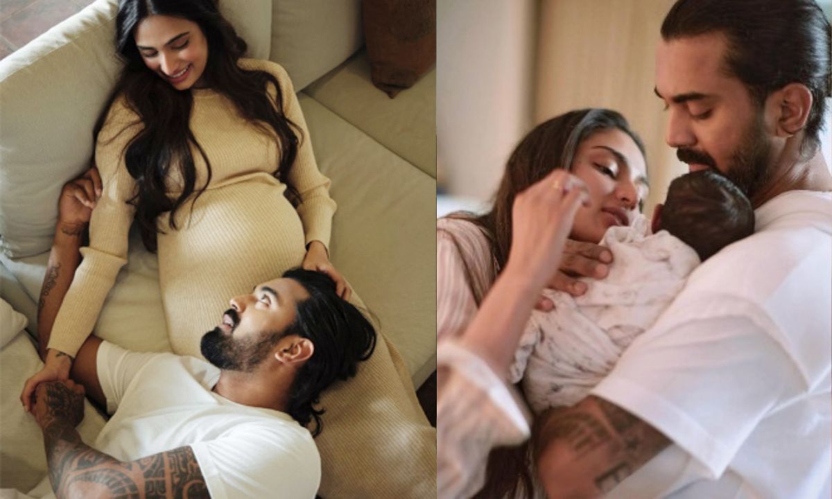 Athiya Shetty and KL Rahul shared the first picture of their daughter and revealed their daughter's name