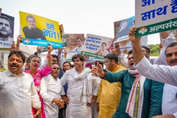 Congress protests outside ED offices across the country
