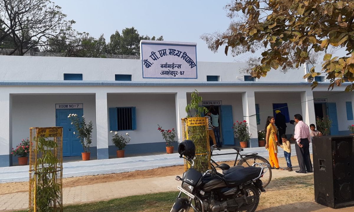Thieves created terror in Burmamines BPM Madhya Vidyalaya.
