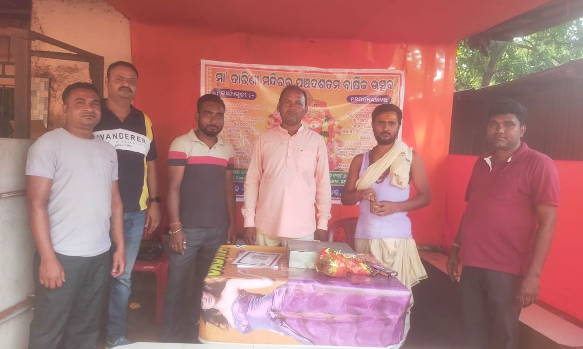 बोलानी-तारणी माता मंदिर के वार्षिकोत्सव की तैयारी जोरोशोरों से