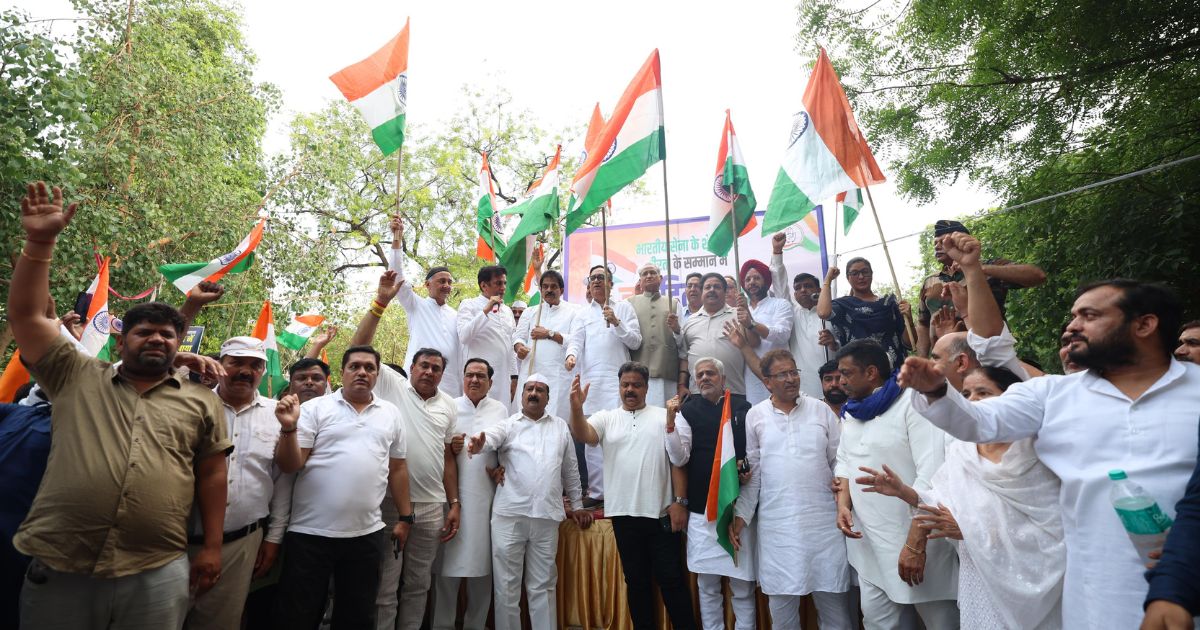 कांग्रेस ने भारतीय सेना का मनोबल बढ़ाने के लिए 'जय हिंद यात्रा'