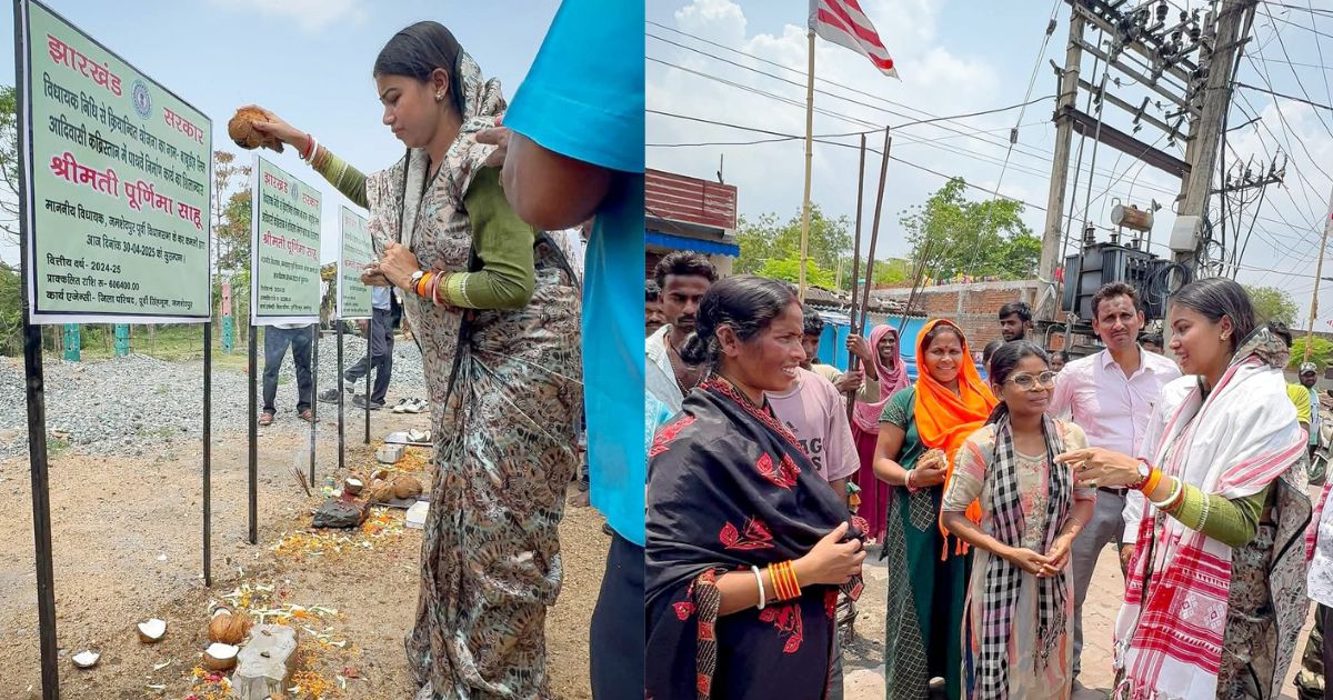 पांच विकास योजनाओं का विधायक पूर्णिमा साहू ने किया शिलान्यास