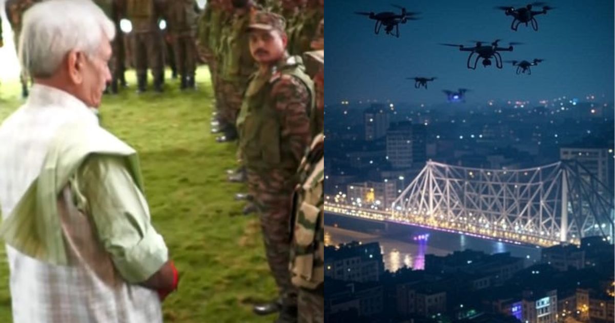 7 drones seen in Kolkata: LG of Jammu and Kashmir reached Poonch Brigade Headquarters