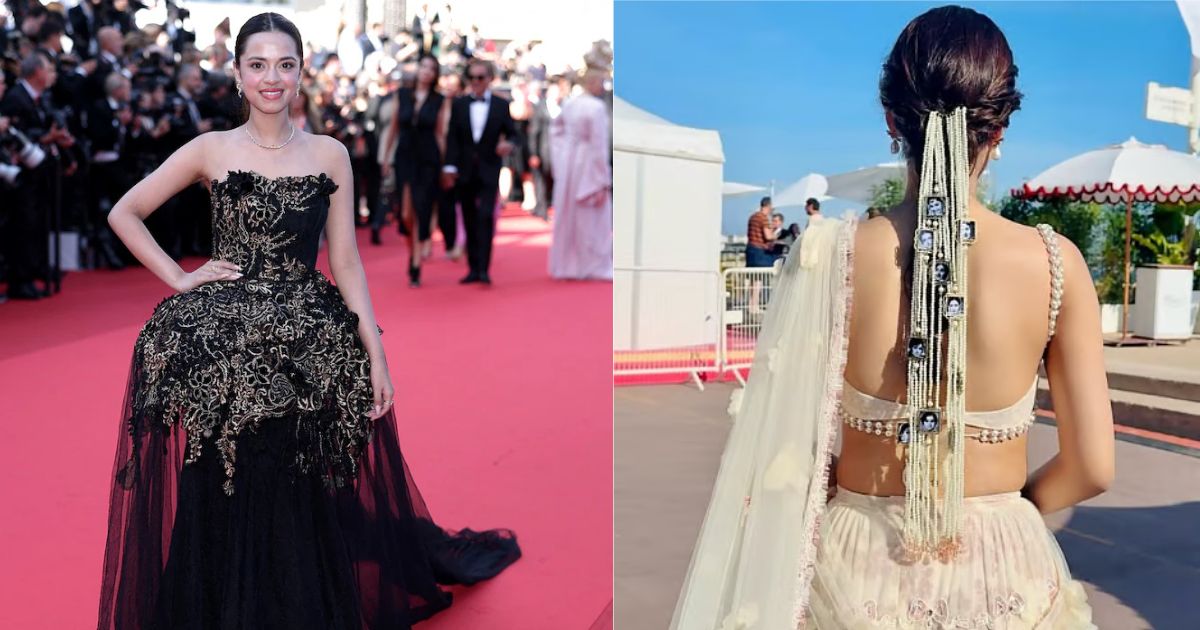Cannes 2025: Nitanshi Goyal of 'Laapata Ladies' made a great debut, looks went viral