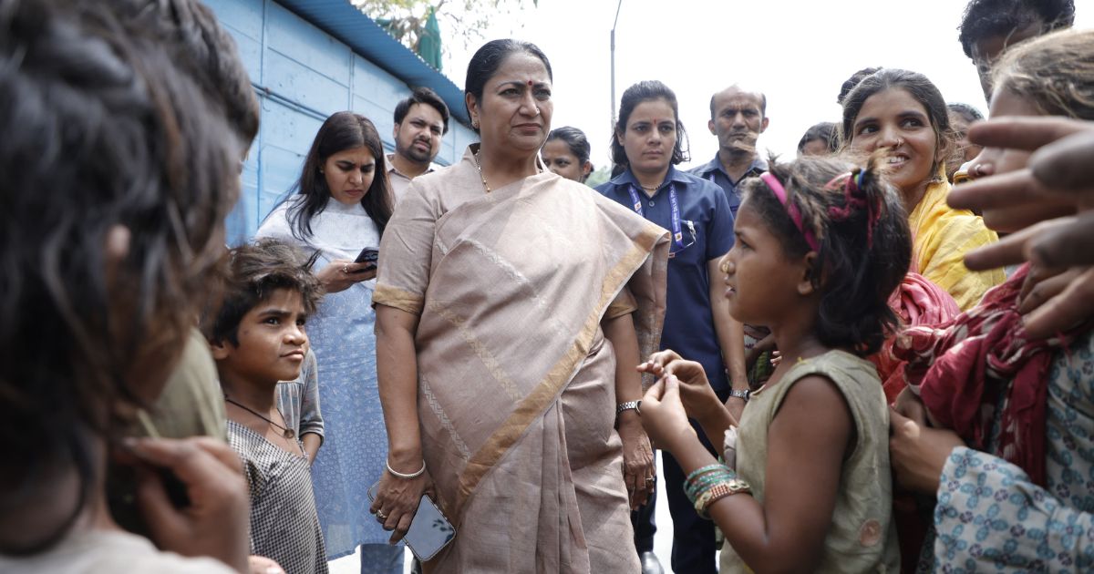 Delhi Chief Minister Rekha Gupta conducted a surprise inspection