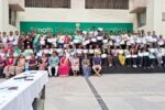 Prize distribution ceremony of annual sports competition