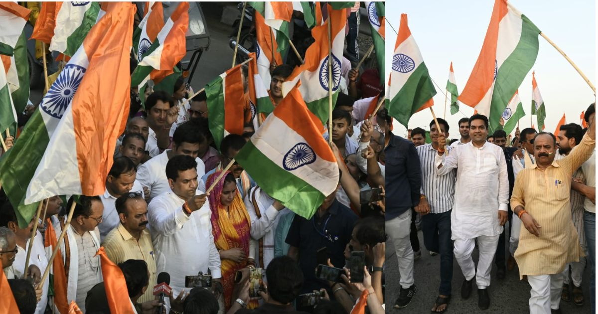 Vishal Tiranga Yatra' organized in Delhi, dedicated to the historic success of Operation Sindoor