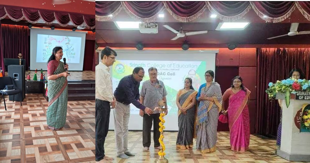 Workshop on mind mapping at Srinath College,