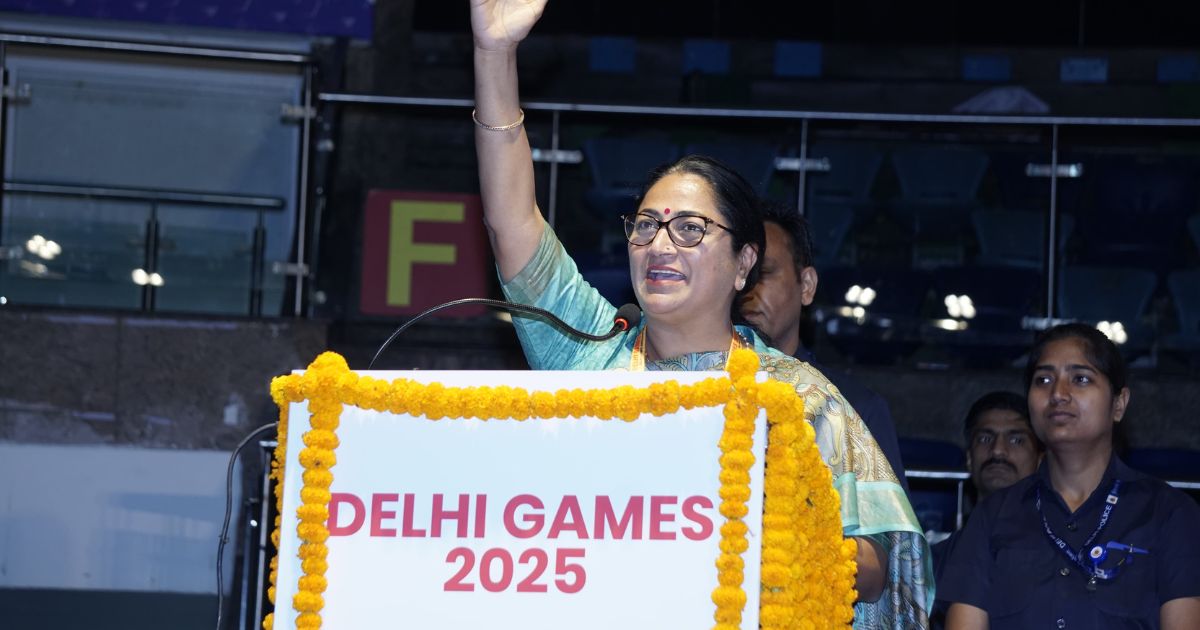 दिल्ली गेम्स 2025 का तालकटोरा स्टेडियम में हुआ भव्य शुभारंभ