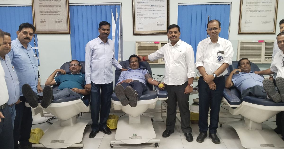 टाटा मोटर्स ट्रांसमिशन के रक्तदान शिविर
