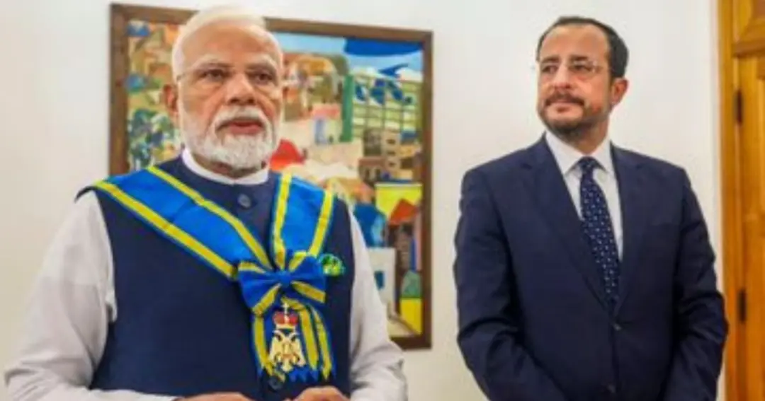 Cyprus honoured PM Modi with highest honour
