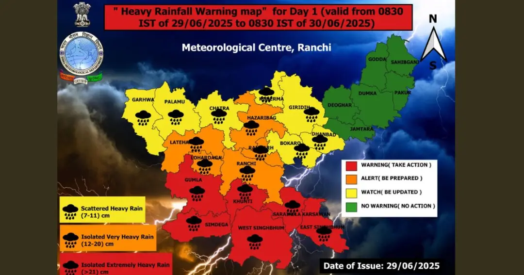 The Meteorological Department has issued a red alert