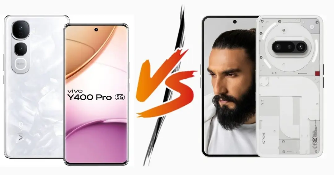 Vivo Y400 Pro 5G vs Nothing Phone 3a