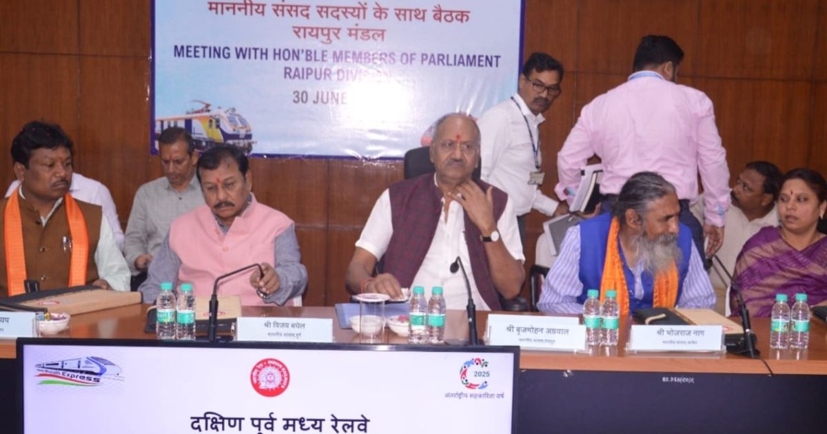 छत्तीसगढ़ में चल रहा है 46 हजार करोड़ रुपए से रेलवे का काम: बृजमोहन