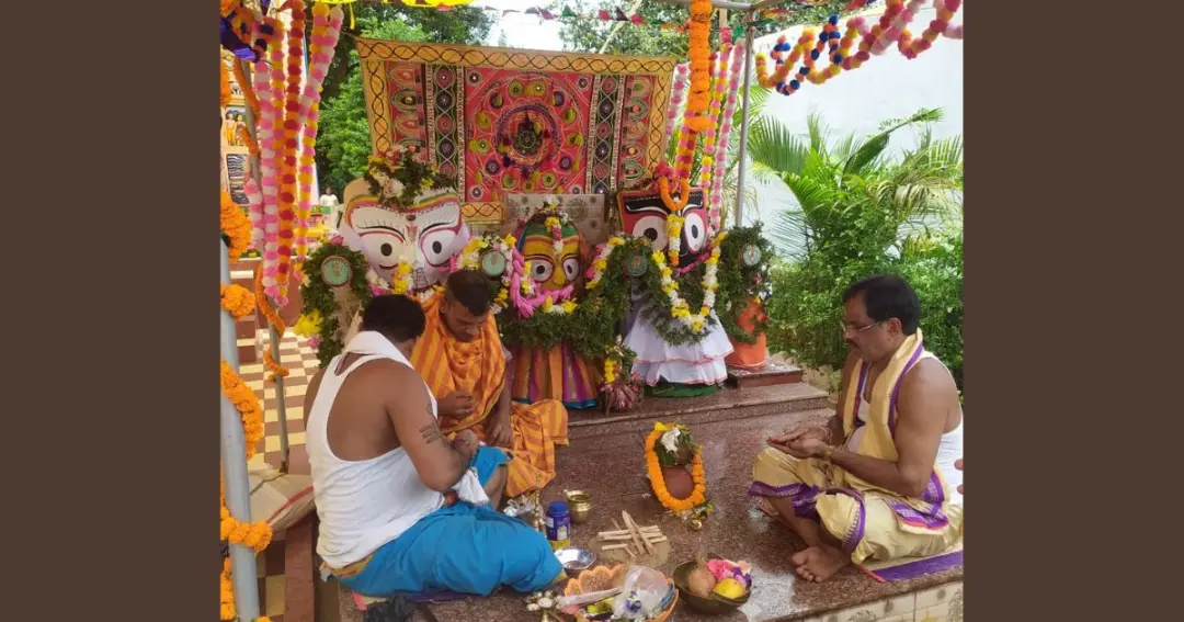 बोलानी -देवस्नान पुर्णिमा के अवसर पर विष्णु मंदिर