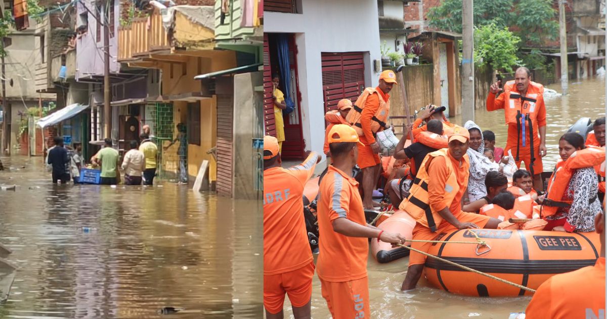 जमशेदपुर में बाढ़ का कहर